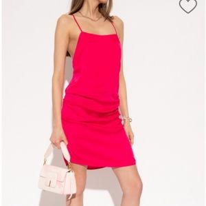 It is a pink short dress .is very sexy number 36 number